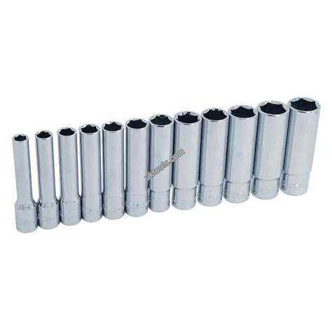 Trident T120300 Extra Deep Socket Set 8-19mm | UKtools