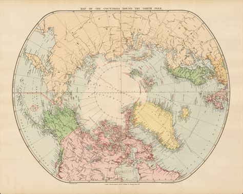 World Map North Pole - Arctic Maps Landmarks Regions Swoop Arctic : On a projection from the ...