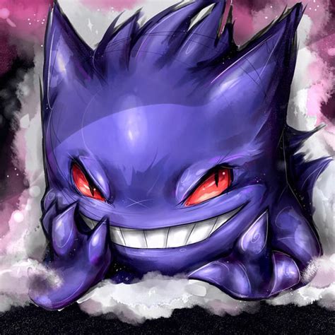 Shiny Gengar by ixJackiexx on DeviantArt