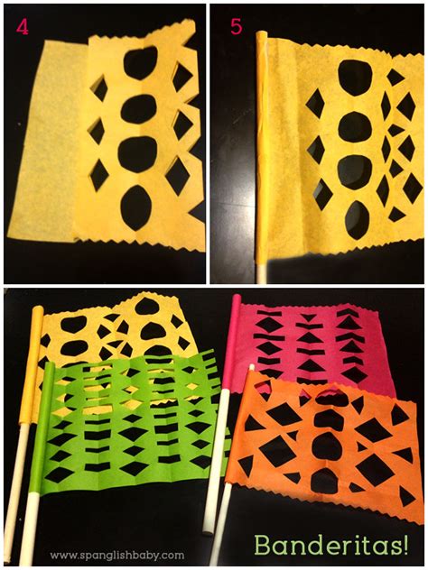 Papel Picado Flags to Celebrate Hispanic Heritage Month {Craft}SpanglishBaby