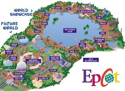 Epcot Future World Map | Tourist Map Of English