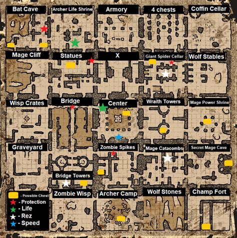 Ruins Map with callouts my crew uses : r/DarkAndDarker