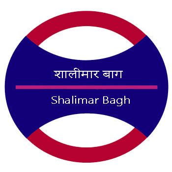 Shalimar Bagh Metro Station Route Map - Delhi Metro - YoMetro