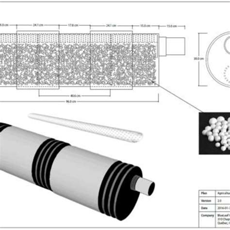 A schematic of the phosphorus reactor illustrating the internal ...