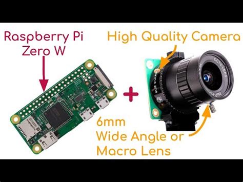 Raspberry Pi High Quality Camera + 6mm Lens on Raspberry Pi Zero W ...