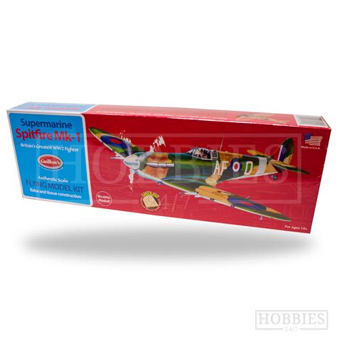 Guillows Spitfire Balsa Wood Kit - Hobbies247 Online Model Shop