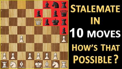 Fastest Stalemate in Chess | Shortest Stalemate Game Possible | Chess Records - YouTube