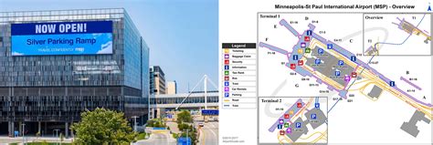 Parking at the Minneapolis-Saint Paul International Airport MSP