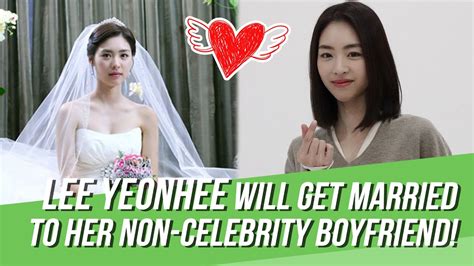 Actress Lee Yeonhee to Tie the Knot with Her Non-Celebrity Boyfriend ...