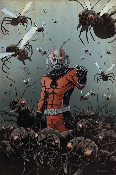 Comic Book Artwork • Ant Man by Tyler Champion | Marvel comics art ...