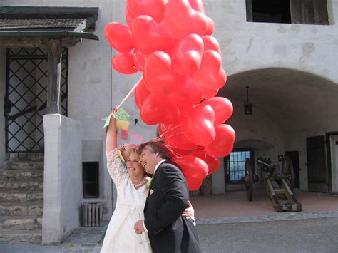 Free Images : man, woman, balloon, love, romance, castle, toy, bride and groom, pair, before ...