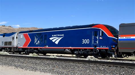 Amtrak ALC-42 Locomotive 300 Delivery Train - CoasterFan2105