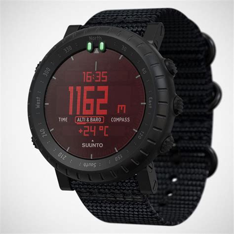 Suunto CORE Alpha Stealth Is A Rugged, Military-beautiful Outdoor Watch