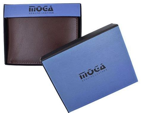 Moga Large Men's Genuine Leather Bifold Wallet With Coin Pouch (1, Brown)