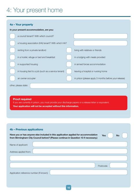 Birmingham Housing Form ≡ Fill Out Printable PDF Forms Online