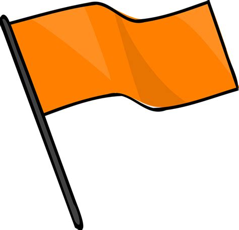 Orange Flag PNG Transparent Images - PNG All