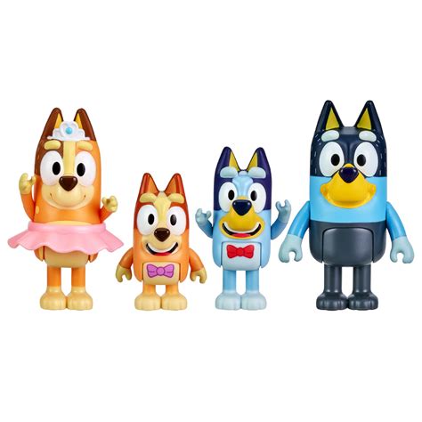 Bluey The Show Family Figurines 4 Pack | Aussie Toys Online