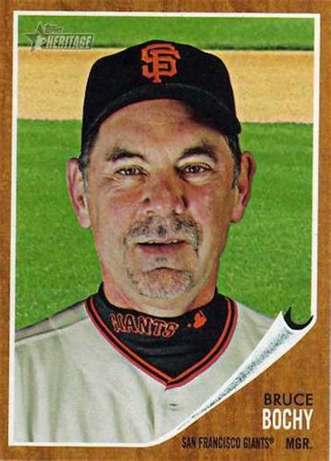 Six Degrees of Ron Santo: Giants Manager : Bruce Bochy