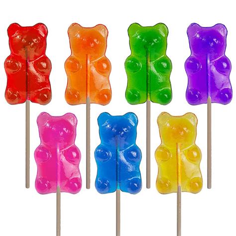 Sugar Bear Lollipops in Fun + Unique Candy Gifts