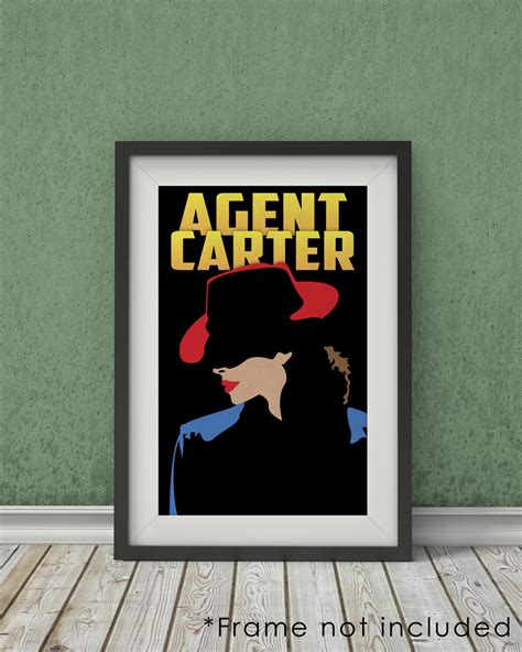 Marvel's Agent Carter-Inspired Poster - Minimalist, Fan Art | Poster By ...