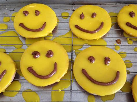 Smiley Face Cookies just like they made at the bakery my sister and I would ride our bikes to as ...