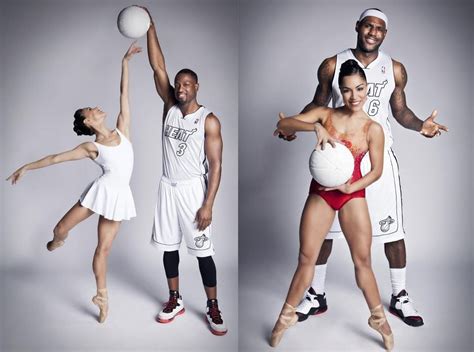 Miami City Ballet and Miami Heat teamed up for photo shoot to celebrate 25 years in Miami ...