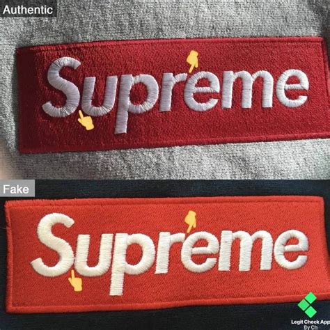 How To Spot Fake Supreme Box Logo - Fake Vs Real Supreme Bogo Hoodie ...