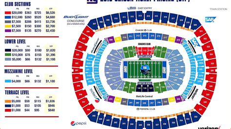 Metlife Stadium Parking Map - Trip to Park