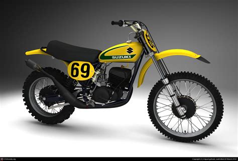 1974 Suzuki RH Works racer...... 69 reminds me of someone who rode a Montessa dirt bike in the ...