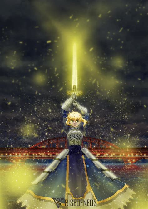 Fate Zero Saber Excalibur by RiseOfNeos on DeviantArt