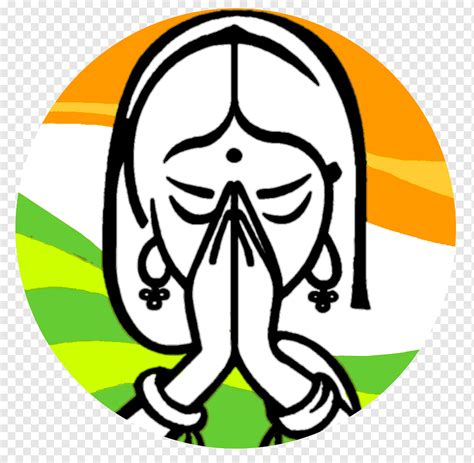 Praying woman Indian flag sticker, Indian cuisine Namaste India (Indian Restaurant) Chicken ...