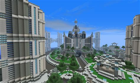 Futuristic city (Advanced) - Instant Minecraft Designs How-to