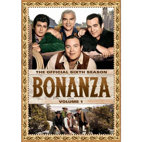 Bonanza: The Official Sixth Season, Volume 1 (DVD)(2013) | Bonanza tv ...