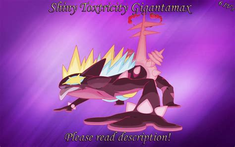 Shiny Toxtricity Gigantamax Gmax 6 IV - Pokemon Sword/Shield | eBay