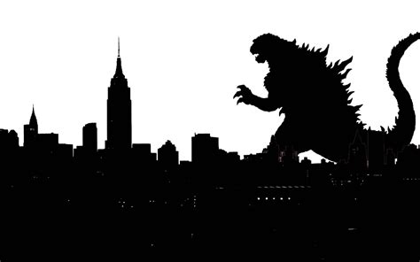 Godzilla Silhouette Vector Free - ClipArt Best