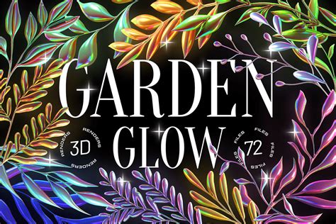 3D Garden Glow Illustrations on Behance