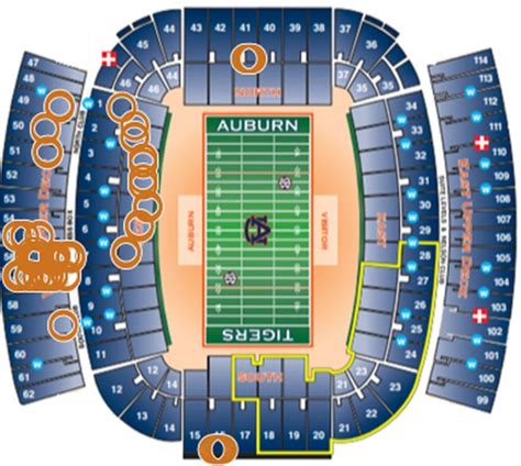 Jordan Hare Stadium Seating Chart Visitors Section | Awesome Home