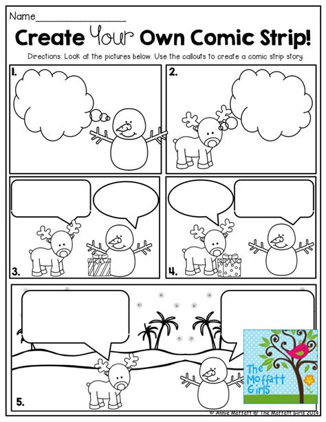 Create your own Comic Strip and TONS of other FUN printables ...