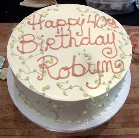 Happy Birthday Robyn Cake