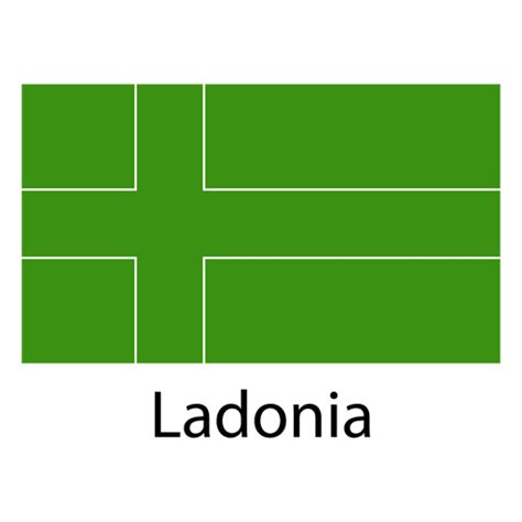 Ladonia National Flag PNG & SVG Design For T-Shirts