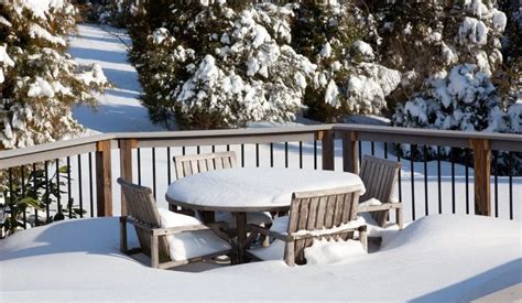 What Outdoor Furniture Can be Left in Winter?