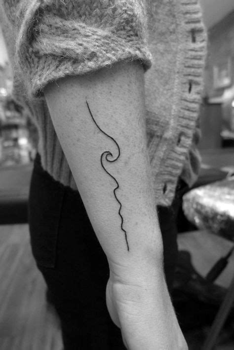 Wave Line Tat Design http://www.tattooideas1.org/placement/forearm/minimal-wave-tat/ | Tattoos ...