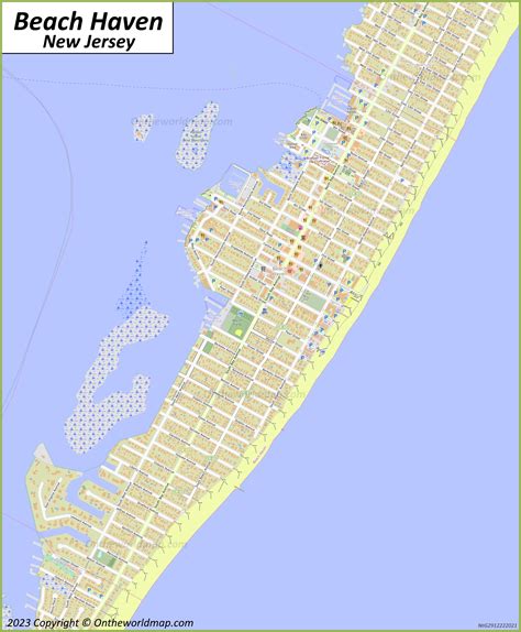 Beach Haven Map | Long Beach Island, New Jersey - Ontheworldmap.com