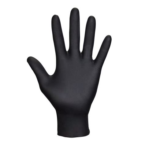 Black Nitrile Powder Free Gloves