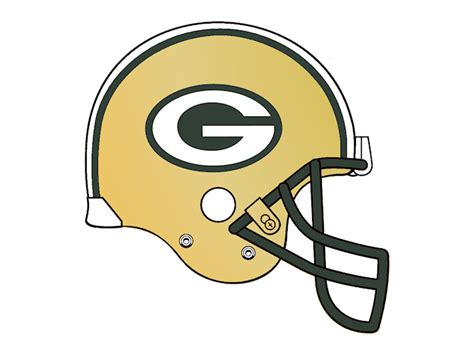 Green Bay Packers Helmet Drawing at GetDrawings | Free download