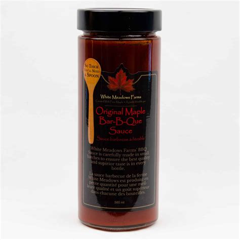 Original Maple BBQ Sauce - White Meadows Farms