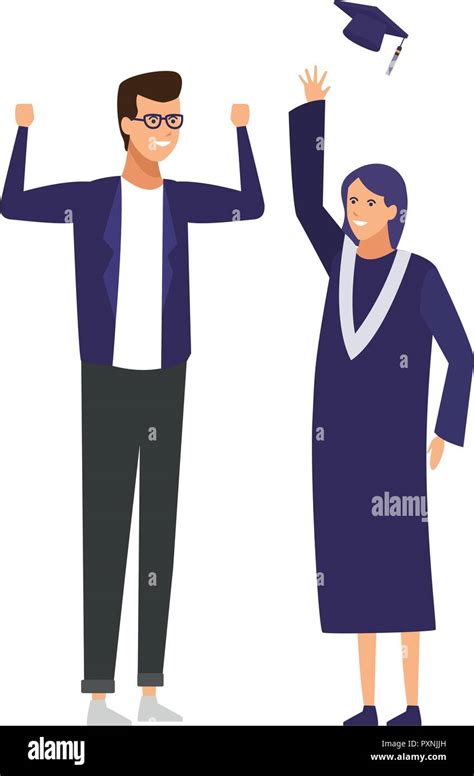 Cartoon Graduate Man Graduation Gown High Resolution Stock Photography and Images - Alamy