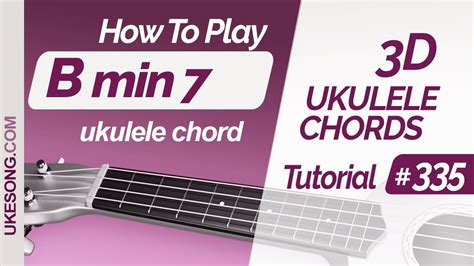 Bm7 ukulele chord. Learn to play Bmin7 chord on ukulele | Ukesong