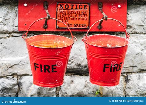 A Fire Buckets Is A Buckets Filled With Water Or Sand Which Is Used To ...