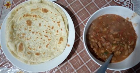 Milk chapati + beans Recipe by Redemter Rita - Cookpad